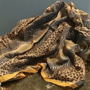 Animal print scarf -- 3 for $10! --